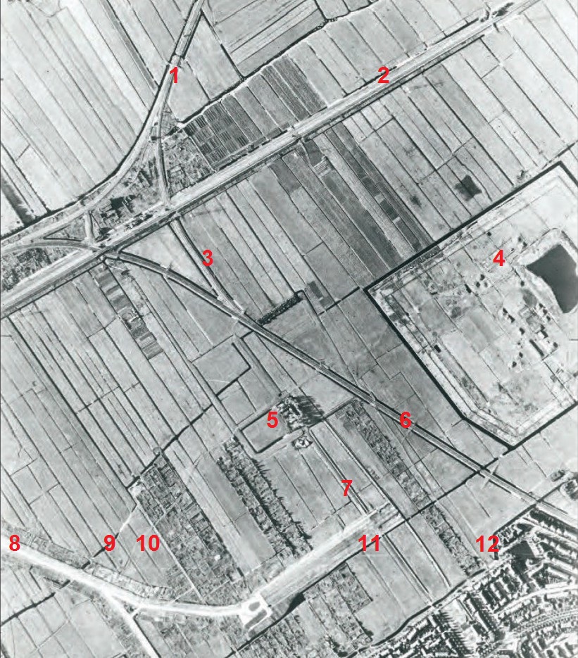 Boerderij De Loo en omgeving in 1944