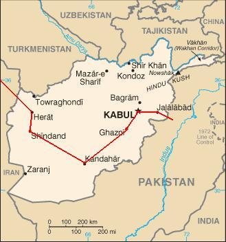 Road map Afghanistan