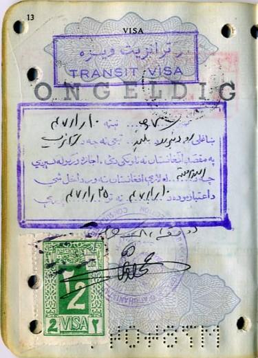 visa Afghanistan