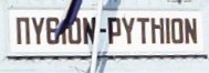 Pythion sign